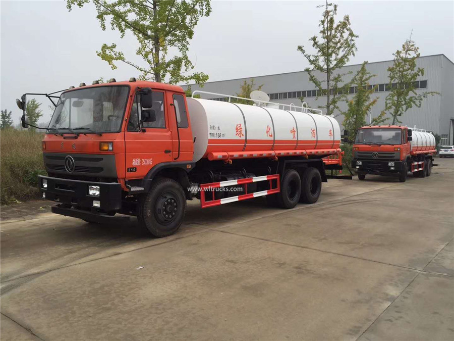 10 tire DFAC 5000 gallon stainless steel water tank truck