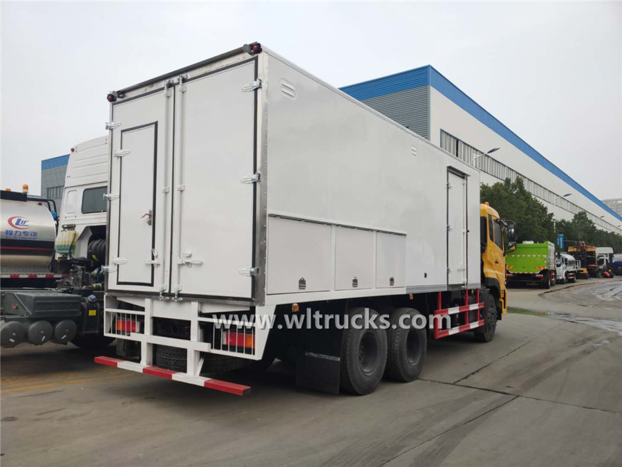 10 tyre Dongfeng Kinland 20 tonne refrigerator box truck
