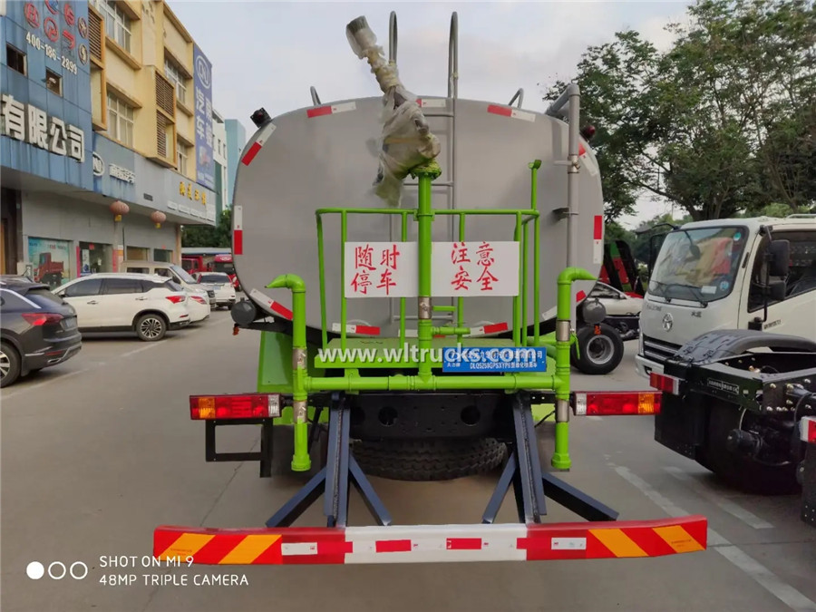 10 tyre Shacman Xuande X6 20m3 water tank sprinkler truck