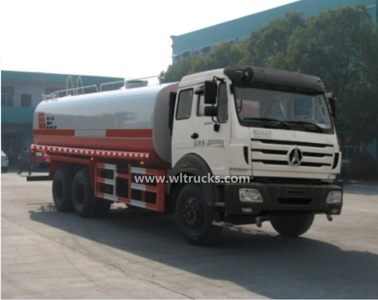 10 wheel Beiben 20000liters water bowser truck