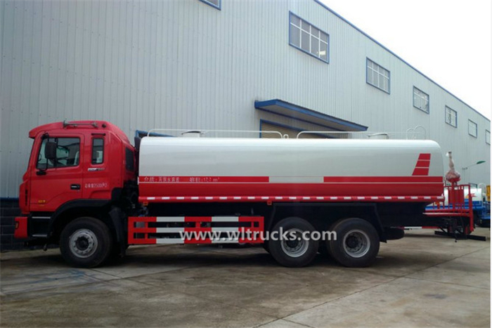 10 wheel JAC 20000 liters water bowser tanker truck