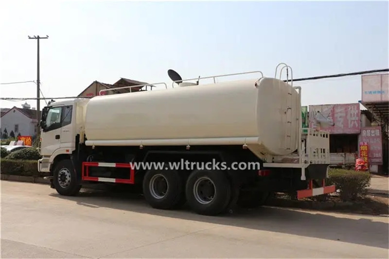 10 wheeler Foton Auman 20 ton water sprinkler truck