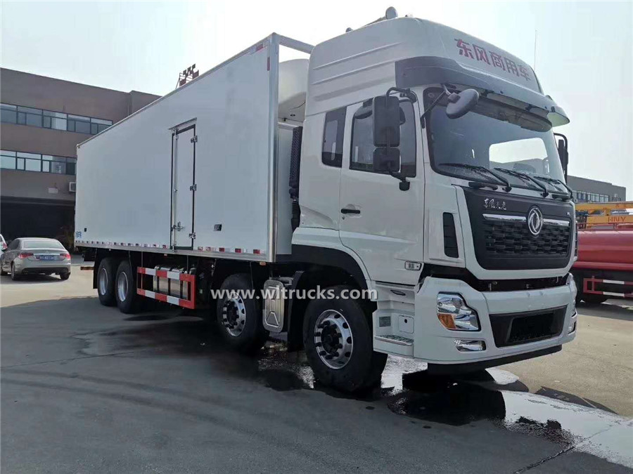 12 wheel Dongfeng kinland 30 ton refrigerated cargo truck