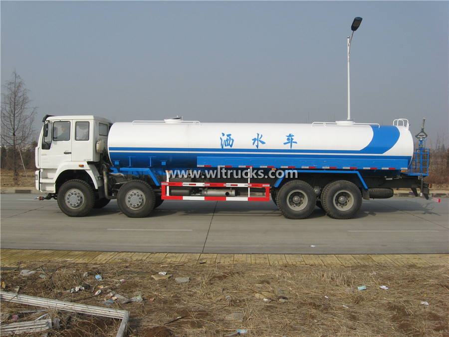 12 wheel Sinotruk Steyr 25000 liters water tanker truck