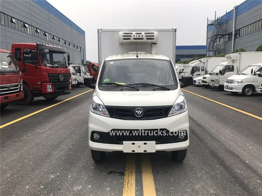 4 wheeler Foton mini refrigerated truck