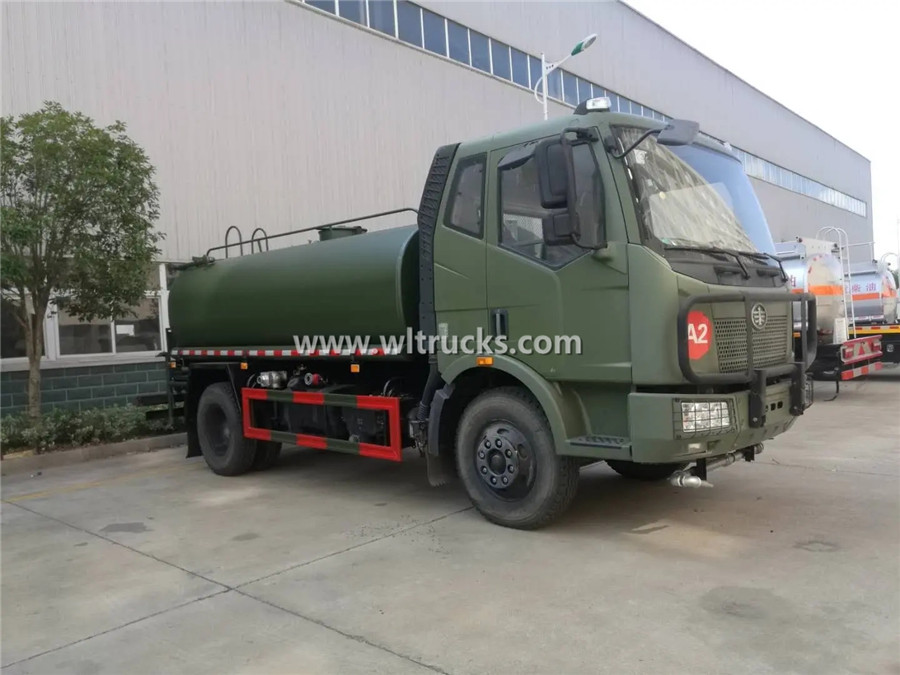 4x4 FAW 10 ton Desert water bowser truck