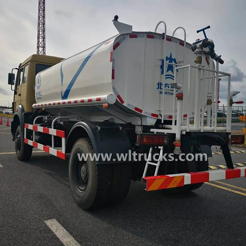 4x4 North Benz 10m3 water bladder truck