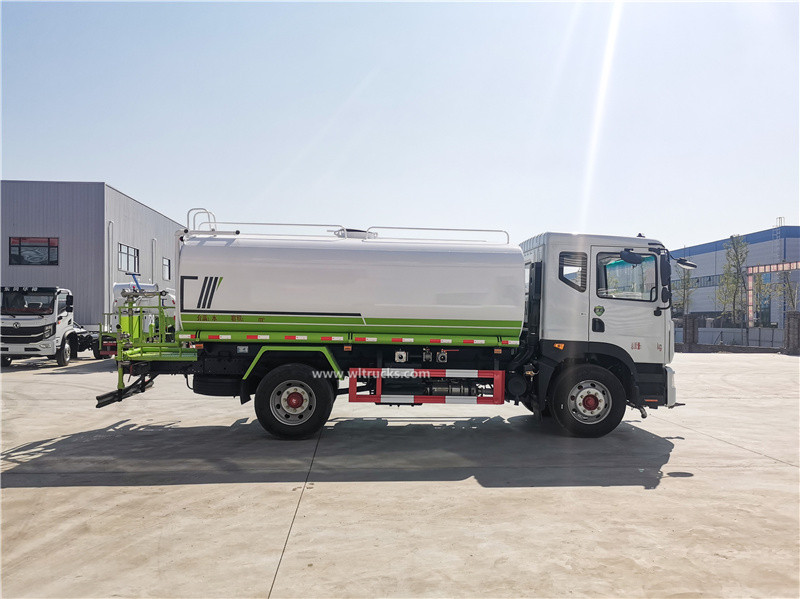 6 wheel Dongfeng Duolika 15000 liters water tank truck