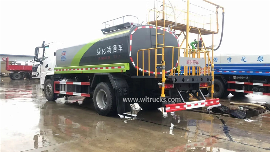 6 wheel Shacman Xuande 16m3 water supply trucks
