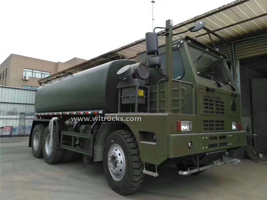 6WD Sinotruk 40ton Mine full drive water tanker truck