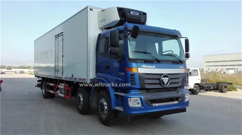 6x2 Foton auman 20 ton refrigerated 40 feet box truck