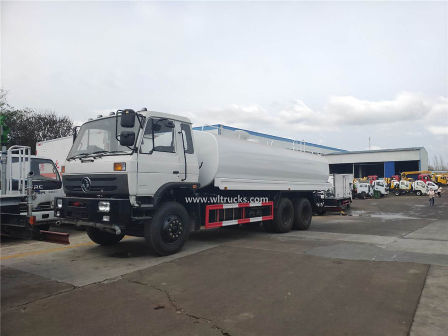 6x4 Dongfeng 20 ton water tankers