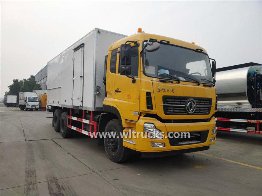 6x4 Dongfeng Kinland 20 ton refrigerated delivery trucks