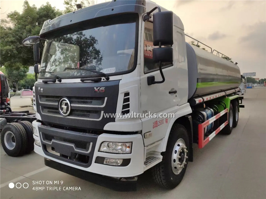 6x4 Shacman Xuande X6 20000liters water tanker truck