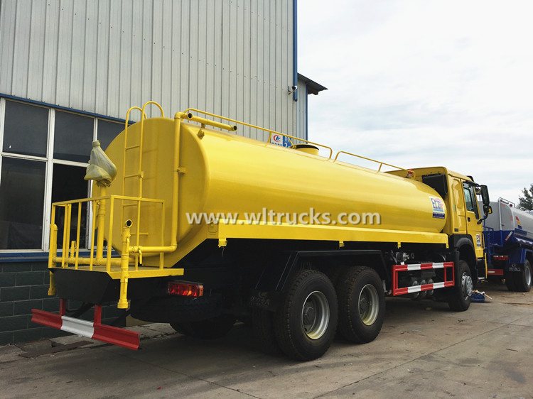 6x4 Sinotruk Howo 20 ton water tank truck