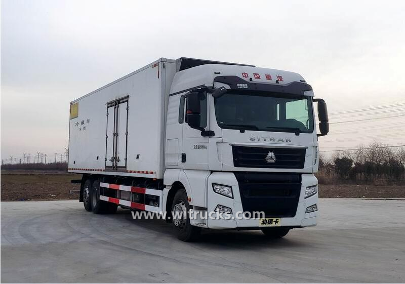 6x4 Sinotruk SITRAK 20 ton freezer delivery truck