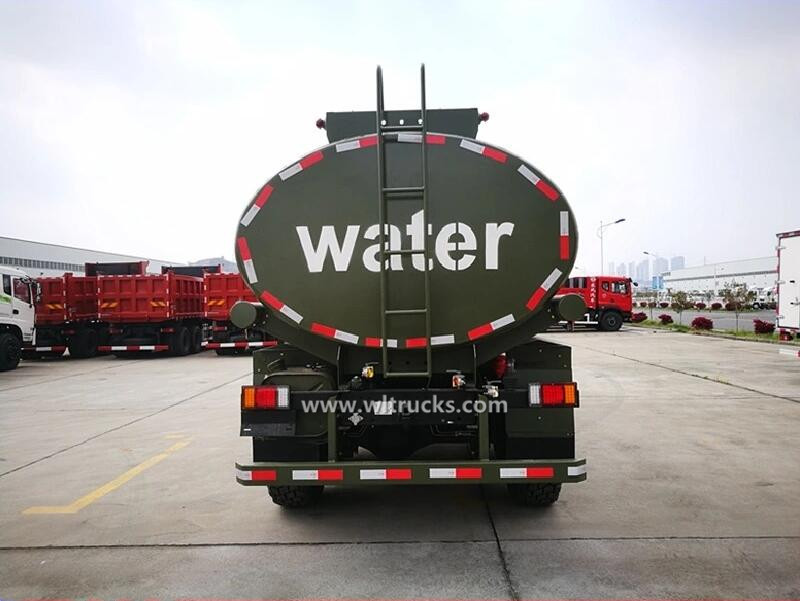 6x6 Dongfeng 12ton to 20ton water delivery truck