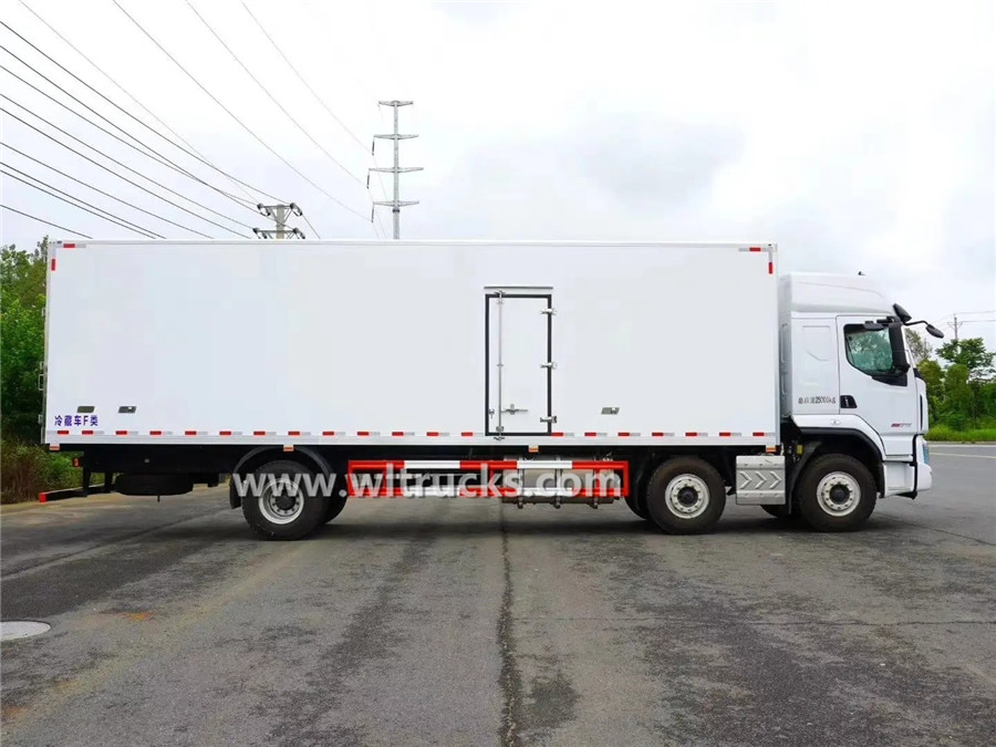 8 tyre DFLZ Chenglong 20mt refrigerator container truck