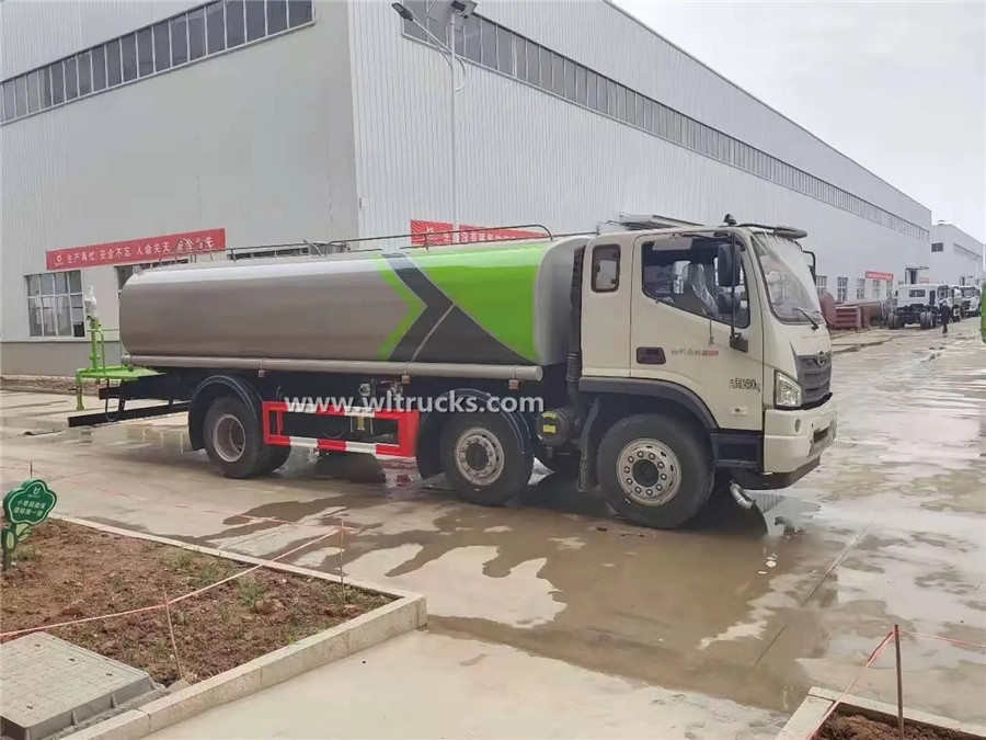 8 wheeler Foton Rowor 20m3 water bowser tanker