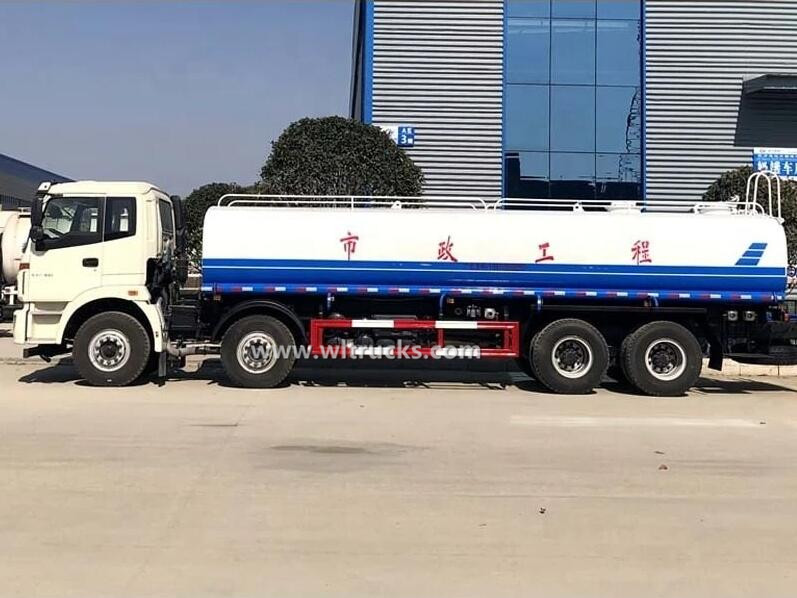 8x4 Foton Auman 25000 liters water tanker truck