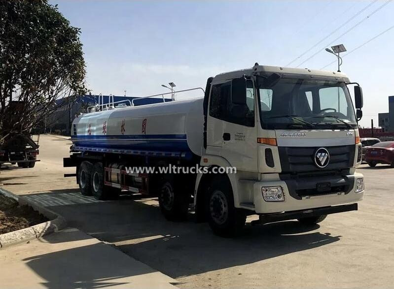 8x4 Foton Auman 25000L water bowser tanker