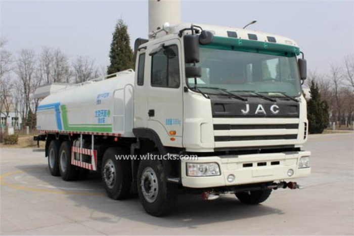 8x4 JAC 25000 liters water tanker truck