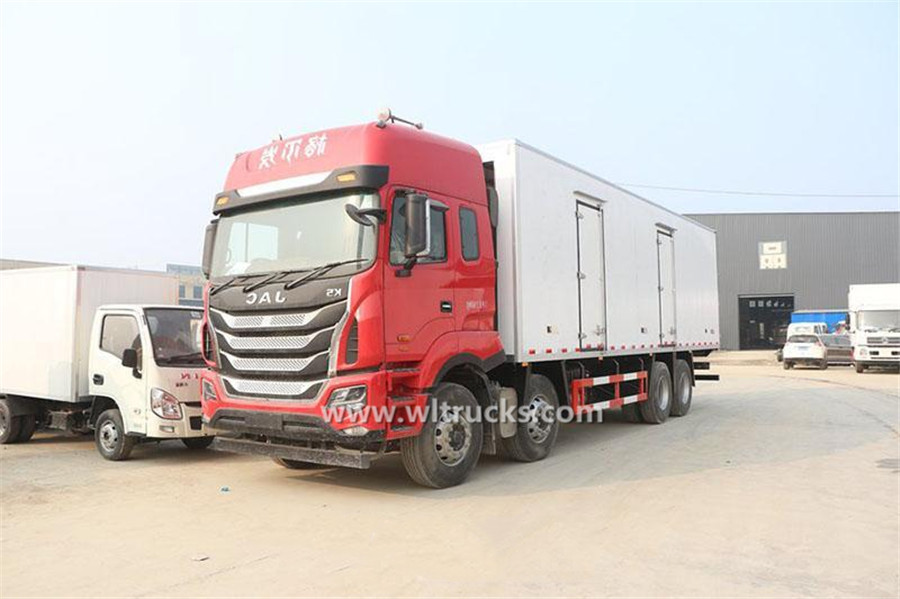 8x4 JAC GALLOP 25 ton refrigerated delivery trucks