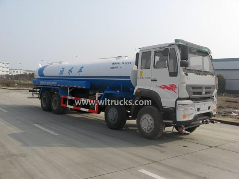 8x4 Sinotruk Steyr 25m3 water spray truck