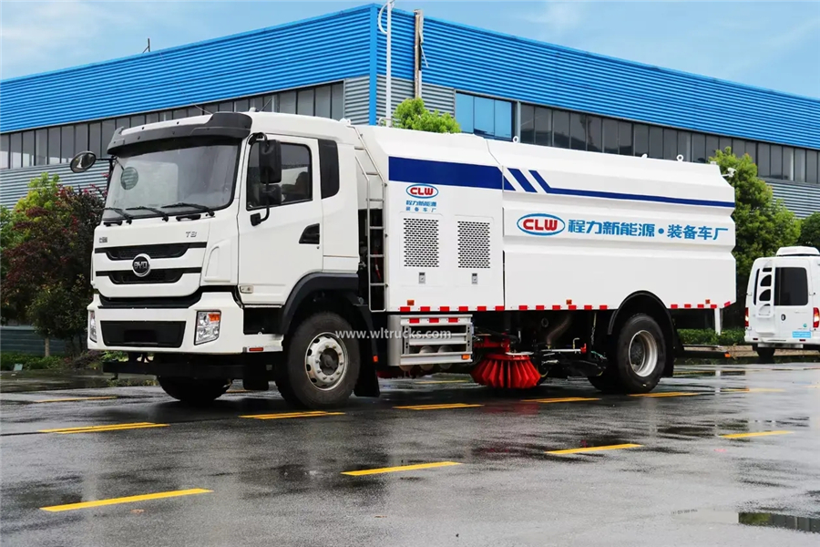 BYD 15cbm electric road sweeper truck
