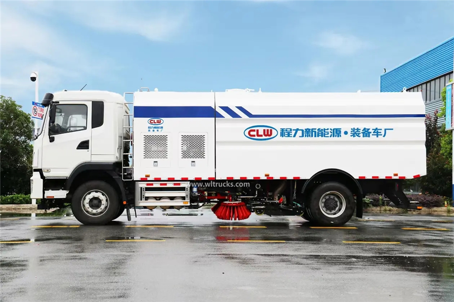 BYD 15m3 electric cleaning road sweeper truck