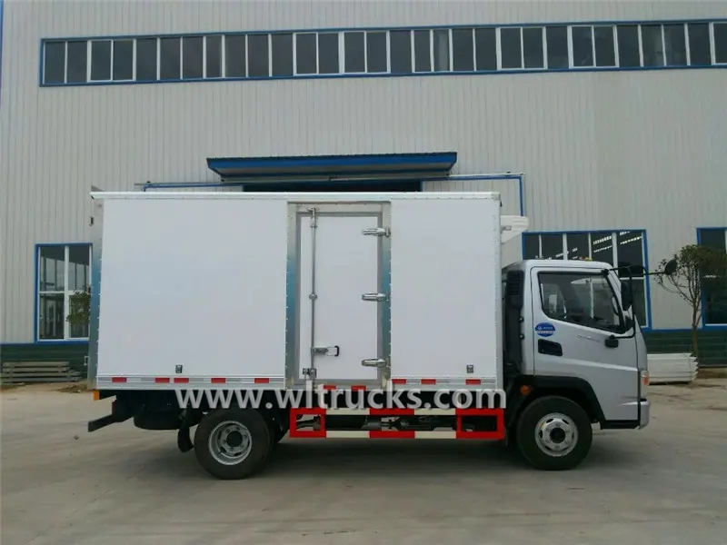 Chery Karry 4 meters refrigeration trucks for vegetables