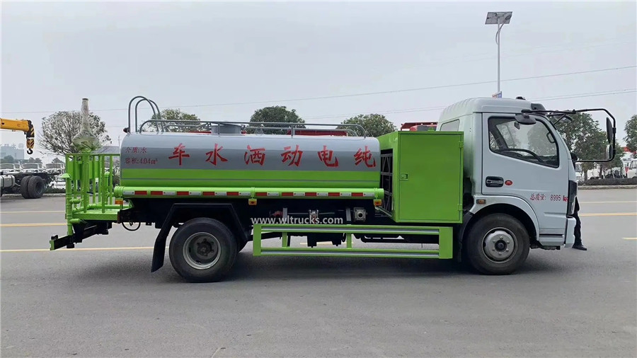DFAC 5000L full electrical water tanker truck