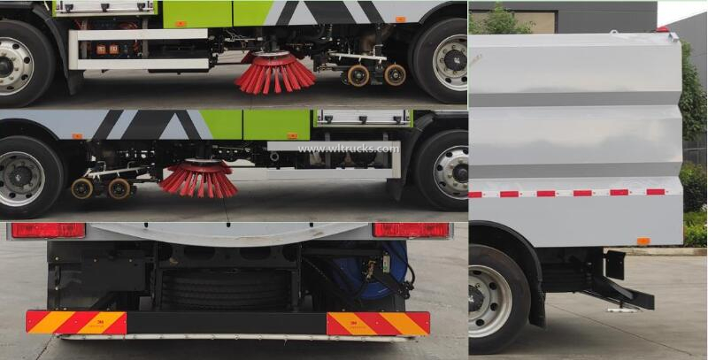 DFAC 8cbm electric cleaning road sweeper truck