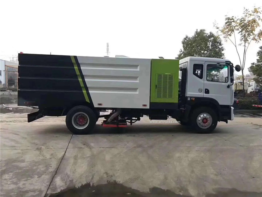 DFAC D9 Duolika 10cbm vacuum cleaner sweeper truck