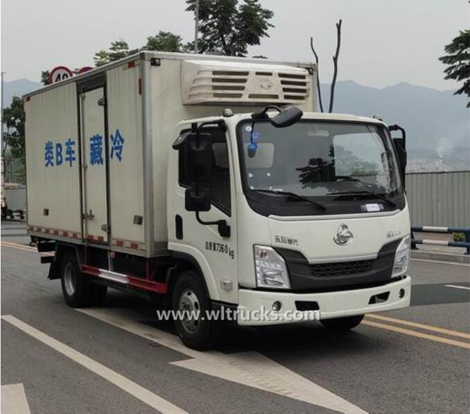 DFLZ 3 ton electric truck with refrigerator
