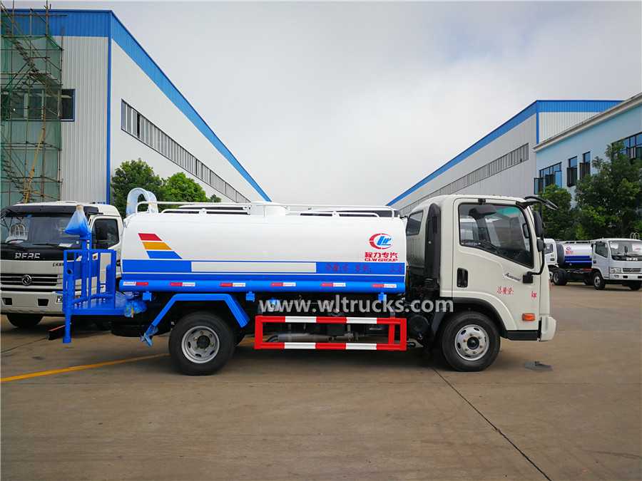 Dayun 5 ton mini water bowser truck