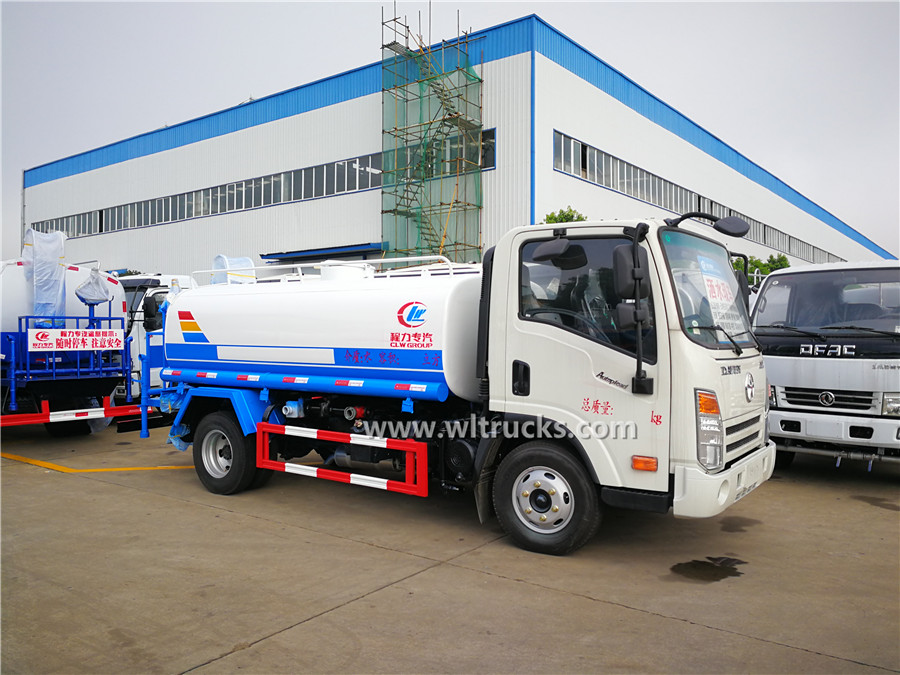 Dayun 5m3 small mobile water tanker truck