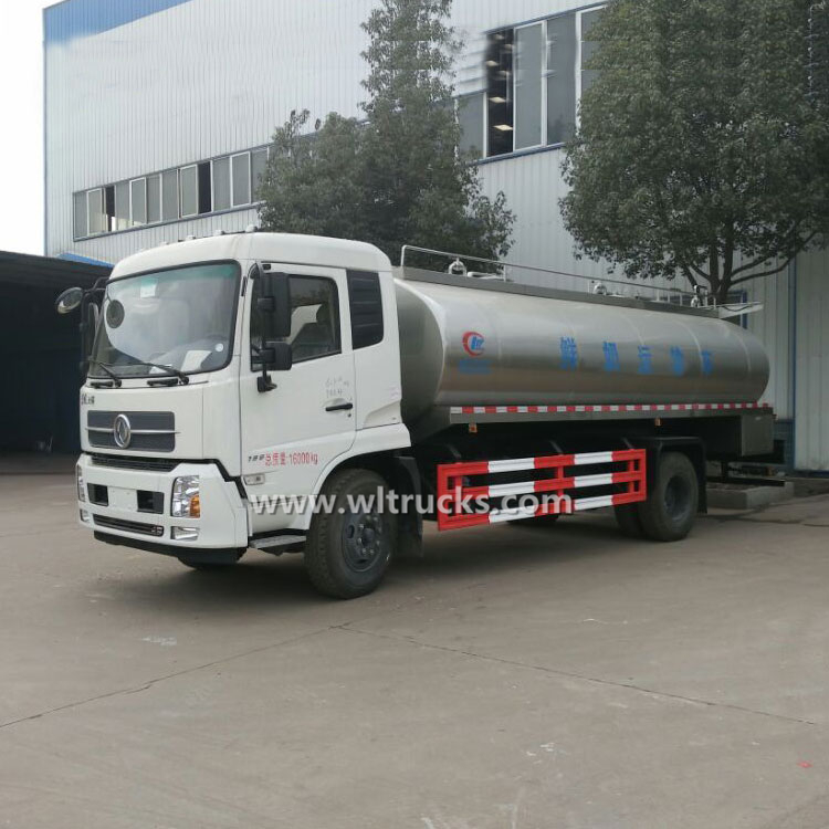 Dongfeng 10 to 15ton drinking stainless steel water truck