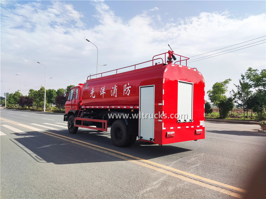 Dongfeng 10 ton fire water truck