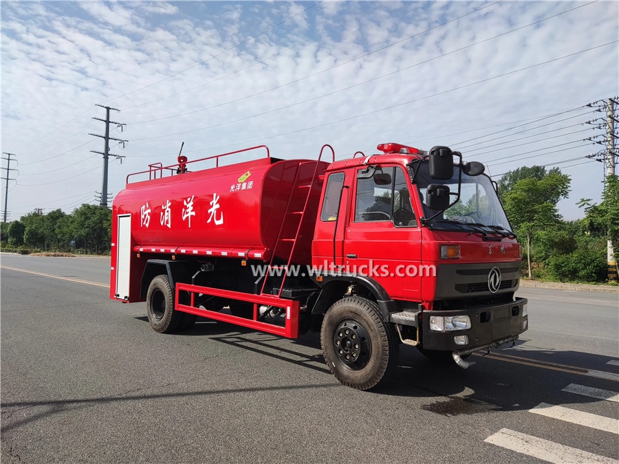 Dongfeng 10m3 fire fighting water truck