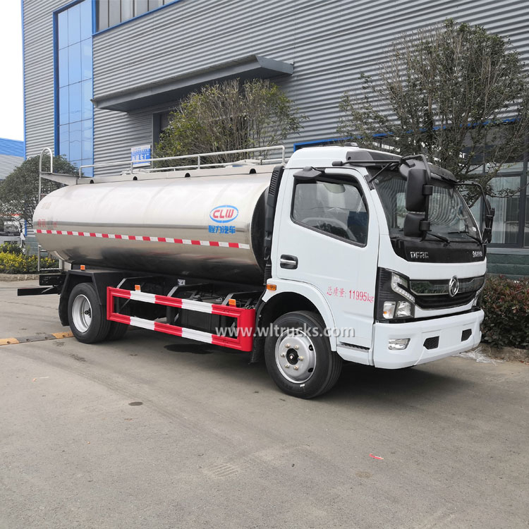 Dongfeng 2000 gallon drinking stainless steel water truck