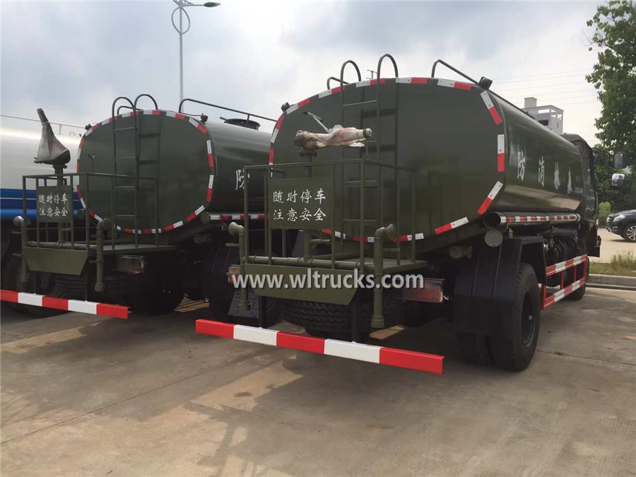 Dongfeng 3000 gallon off road water tanker truck