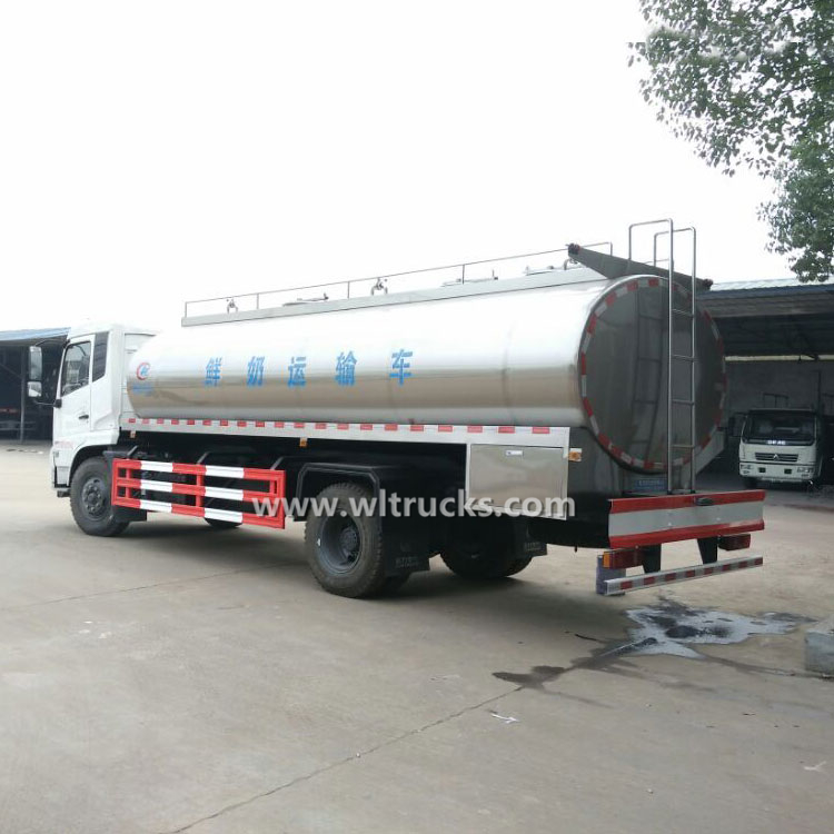 Dongfeng 4000 gallon stainless steel water tanker