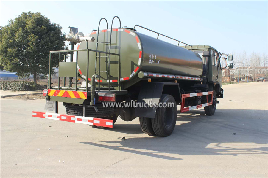 Dongfeng 4x4 12000L water tanker truck
