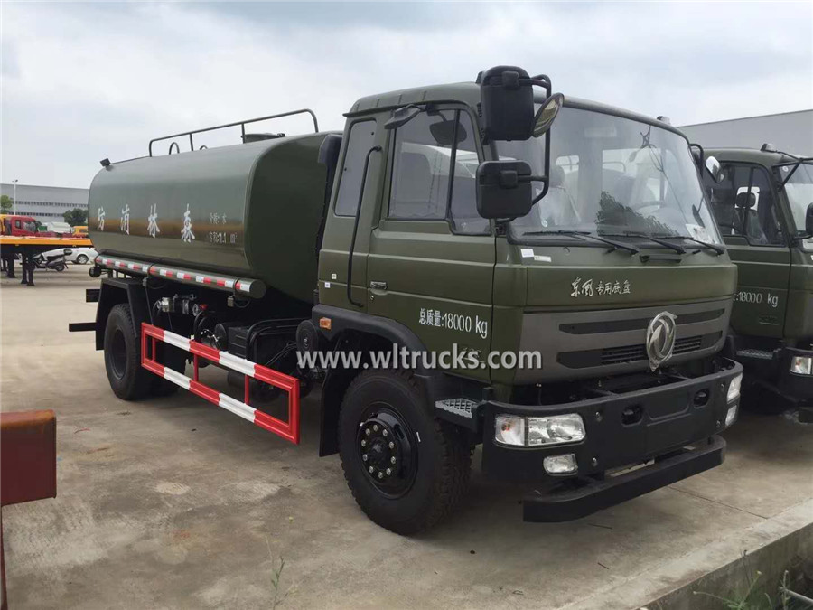 Dongfeng 4x4 12cbm water bowser truck