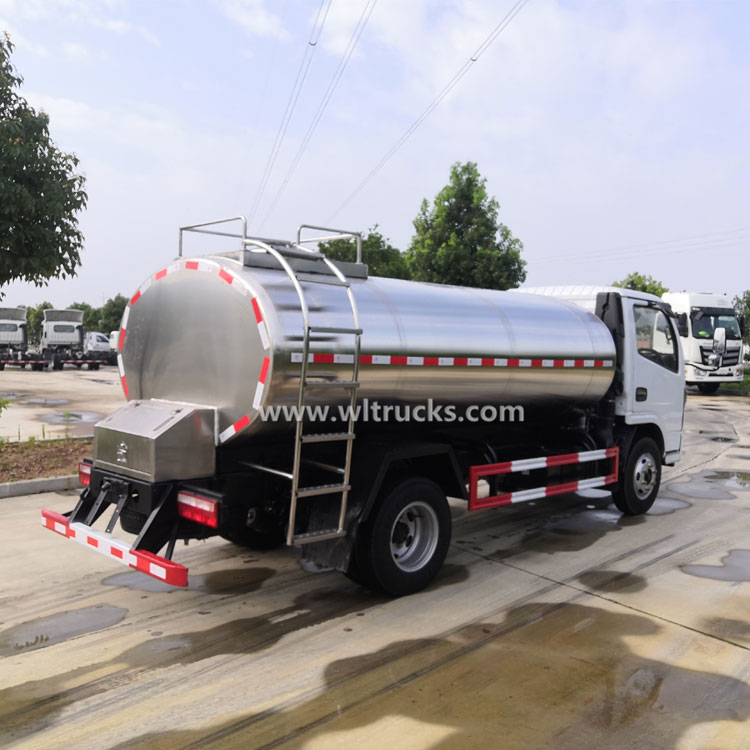 Dongfeng 5000L drinking stainless steel water truck