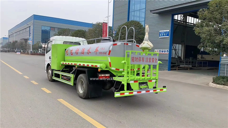 Dongfeng 5cbm full electrical water delivery truck