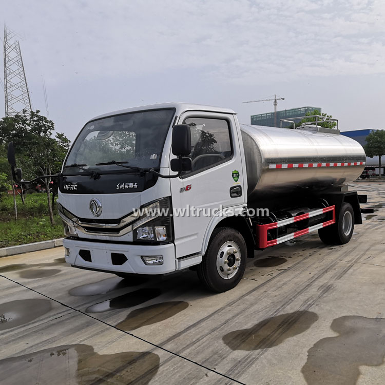 Dongfeng 5m3 drinking water tanker truck