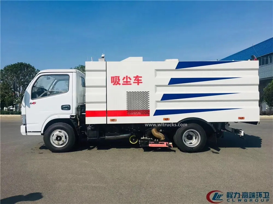 Dongfeng 5m3 vacuum cleaner sweeper