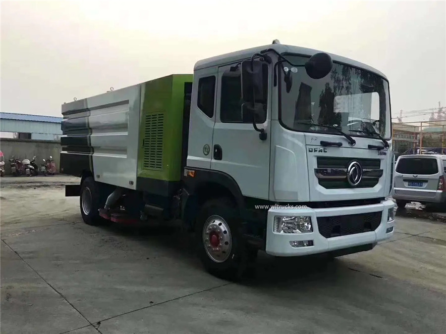 Dongfeng D9 Duolika 10m3 vacuum cleaner road sweeper